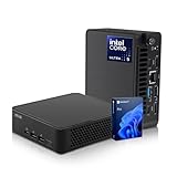 ASUS NUC Pro 14 Mini Desktop, Intel 14-Core Ultra 5 125H, 4GB DDR5, 512GB SSD, Wi-Fi 6E, Support 4-Display 4K, Thunderbolt 4, HDMI, Bluetooth, Windows 11 Pro, Black, AI PC for Home/Business/Gaming