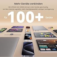 Tenda Nova ME3 Pro Wi-Fi 7 Mesh System (BE3600 Dualband 2882Mbit/s 5GHz, 688Mbit/s 2,4GHz) 3X Gigabit-Ports pro Einheit, VPN, NFC, 4K-QAM, WPA3, empfohlen für Häuser mit 3-4 Schlafzimmern, 3er-Pack – Ansicht 6
