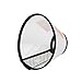 Vivifying Cat Cone, Adjustable Recovery Pet Cone, Three Sizes Lightweight Plastic Elizabethan Collar for Cats, Mini Dogs and Rabbits (Black)