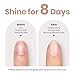 Beetles Nail Strengthener and Growth Concealer - Pink White Nail Polish Shimmer Natural Concealer Fingernail Polish, Fast Dry Quick Oil for Salon Home Daily Work - 0.51 FL OZ