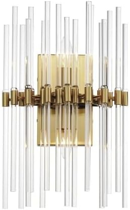 Maxim Lighting 38409CLHR Divine - 2 Light Wall Sconce in Glam Style-19.5 Inches Tall and 11 Inches Wide
