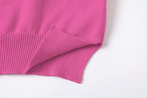 Image of Girls' Cardigan Sweater [Cute Petal Buttons] Cotton Long Sleeve Crewneck Uniform Sweater for 5-14 Years Girls
