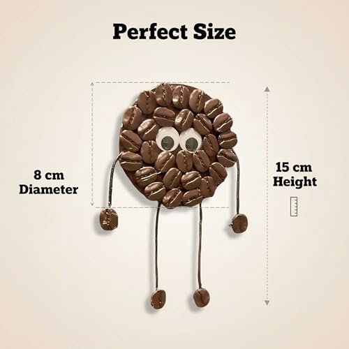 DIY Craft Kit-Eco-Friendly Coffee Bean Cartoon Fridge Magnets - Handmade Wooden Magnetic Decor for Coffee Nooks, Home & Café (Adult-Oriented) - image 8