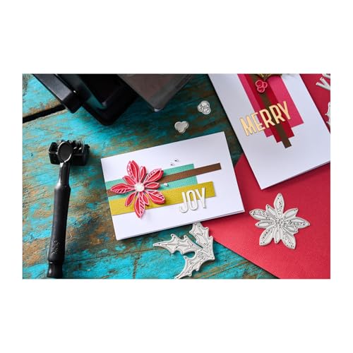 Sizzix Thinlits 666719 lot de 43 matrices de découpe en acier gaufré voûtes de précision - 5