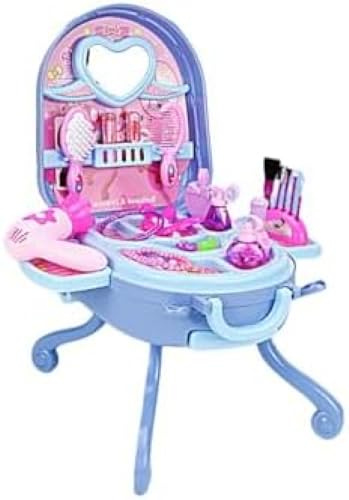 GEBYUI子供用メイクセット 幼児安全化粧品で誕生日プレゼントに最適 デコレーション遊びに (青)