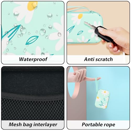 Evita cables rotos con el protector de cargador y bolsa de crisantemo 2