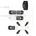RCGEEK Multi Battery Charger 7 in 1 Intelligent Flight Fast Charging Hub Combo Compatible with DJI Spark Drone and 4 Battery