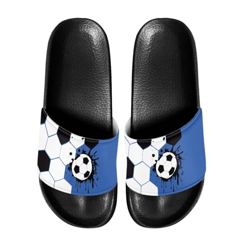 Image of Footwear for Mens Open Toe Athletic Sandals Anti-Slip Sole Slide Sandals Pillow House Flat Shoes Comfortable Slip On Slippers for Indoor & Outdoor