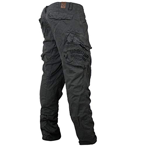 Yakuza Premium Herren Cargo Pants Hose 2666 Stone dunkelgrau Größe XL