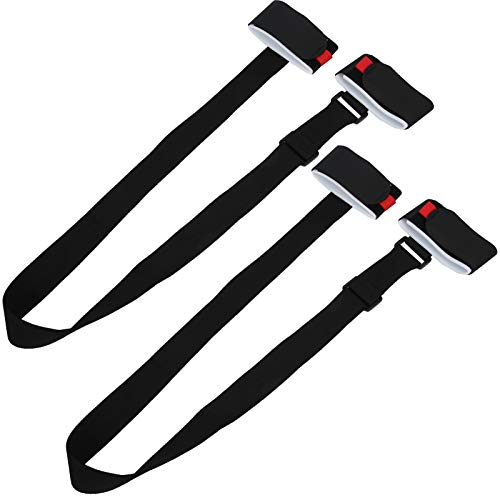 Alça dupla para porta-esquis, alça de ombro de nylon para snowboard para treinamento de força, bastã