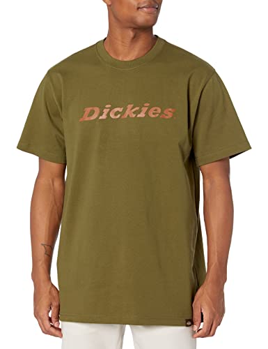 Dickies T-Shirt Graphique Wordmark en coton durable pour homme exigeant