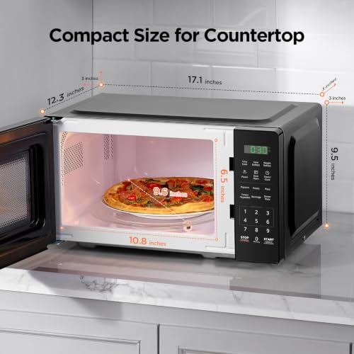 BLACK+DECKER Countertop Microwave Oven 0.7 Cu.Ft,700W,Child Safety, Black - image 6