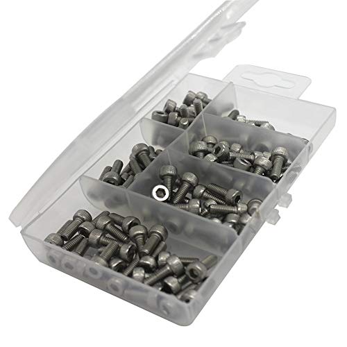 M3 X 6Mm Socket Head Cap Screws, Allen Socket Drive, Din 912, Aisi 304 Stainless Steel (18-8), Full Thread, Bright Finish, Machine Thread, Quantity 100 By Fullerkreg #TOP5