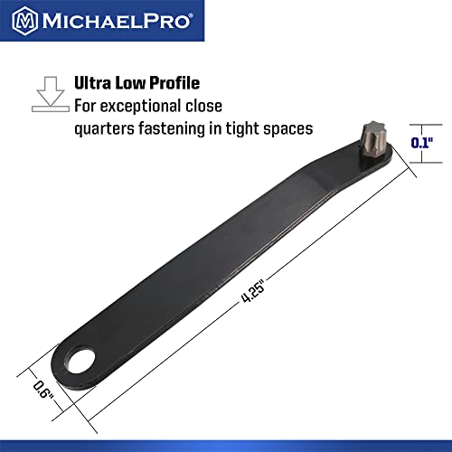 MichaelPro 5-Piece Ultra Low Profile Offset Screwdriver Set, Slim Profile Angled Screwdrivers, Star Driver | T20, T25, T27, T30, T40 | MP002029 - Thumbnail 4