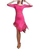 Latin Salsa Cha Cha Tango Jive Ballroom Party Dresses Dance Inspired Outfits Pink