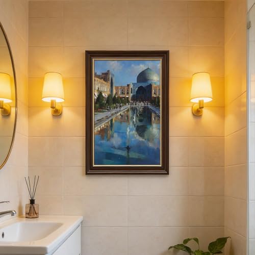 Tableau mosquée persane Ispahan pour habiller un mur de salon