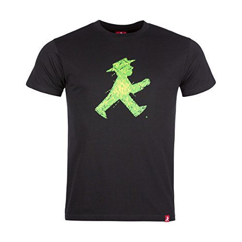 Ampelmann Herren T-Shirt Luxuskerl Schwarz Gr. XXX-Large