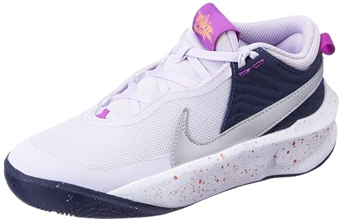 Nike Boys Team Hustle D 10 Se Running Shoes (Gs)-Barely Grape/Metallic Silver-Dq8375-500-4 UK, White (B0CBCM7S54) Amazon Price History, Amazon Price Tracker
