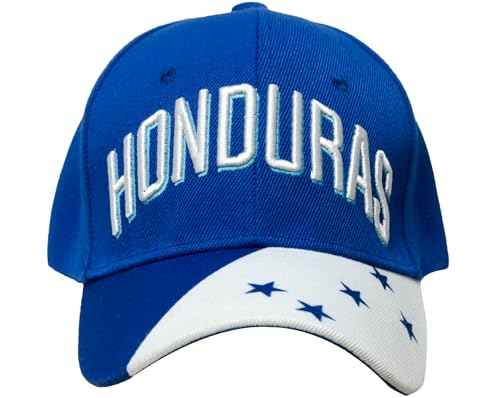 Gorra de béisbol ajustable Honduras azul miniatura 5