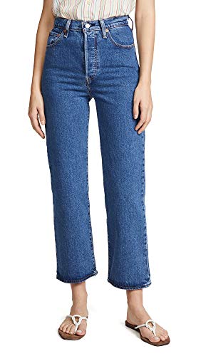 Ouf! 20+ Faits sur Ribcage Straight Ankle Jeans! Straight leg jeans in medium wash. | tehlovah