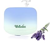 Essential Oil Diffuser, Ultrasonic Aromatherapy Diffuser, Breeze 500ml by Welledia® - Cool Mist Humidifier - 100% Money Back Guarantee - with 9 Color Changing LED Lamps, Waterless Auto Shut-off Function, Adjustable Mist Mode, 3 Timer Settings, Runs all night long - for Home, Bedroom, Office, Spa, Yoga