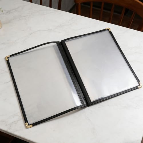 Couverture de menu A4 robuste et anti-taches pour protéger vos cartes - 6