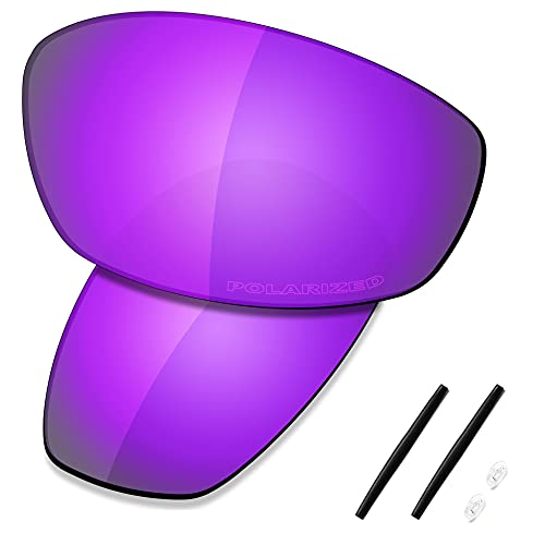 Image of SAUCER Premium Replacement Lenses & Rubber Kits for Oakley Whisker OO4141 | UV400 Protection, Anti-Scratch, Precise Fit