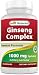 Best Naturals Ginseng Complex 1000 mg 60 Capsules