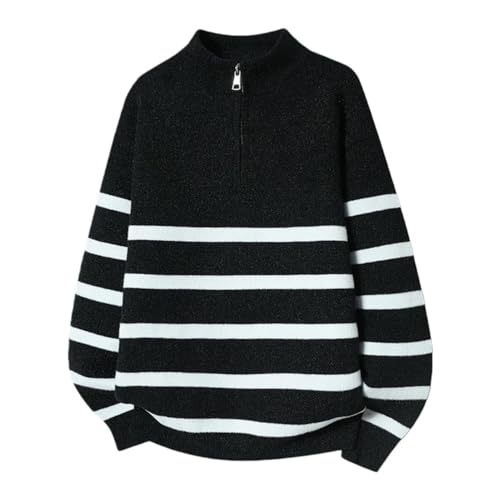 Pull en tricot à rayures épaisses homme pour rester au chaud sans sacrifier le style