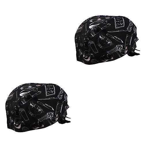 SHERCHPRY 2 Juegos De Gorros De Chef para Hombre Creativos para Barbacoa Restaurante Surtidos 3 Unidades
