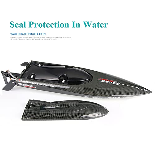 SOWOFA Laggest RC Speed Boat 2.4G 4WD 55KM/H Remote Control Brushless Watercraft for Hobbies Adult Favor 25.5Inches Feilun FT011 - Thumbnail 5