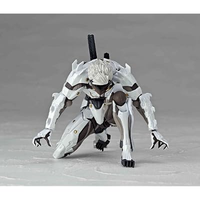 Kaiyodo Revoltech Yamaguchi No.140EX: Raiden White armor METAL GEAR RISING REVENGEANCE series (Japan Import)