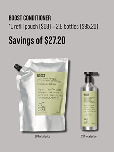 Ag Hair Boost Apple Cider Vinegar Refill Conditioner, 1L #TOP3
