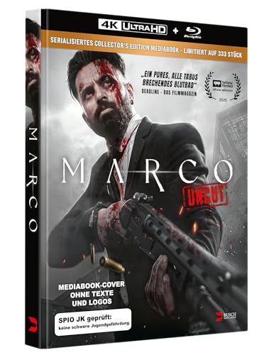 Marco (uncut) - Limitiertes Mediabook - Cover F (4K Ultra HD + Blu-ray)