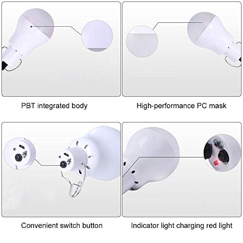 Szyoumy Solar Camping Lantern Portable Smart Control Bulb Solar Panel Light Usb-Power Supply Fot Tent Camping Emergency Lighting Rechargeable Bulbs (3 Bulbs With Light Control Sensors) #TOP5