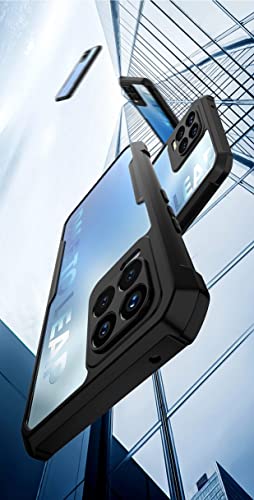 Image of Designerz Hub Transparent Crystal Clear Hard PC Back Case with TPU Bumper, Military-Grade Drop Protection, Shockproof Anti-Scratch case Cover for Realme 8i