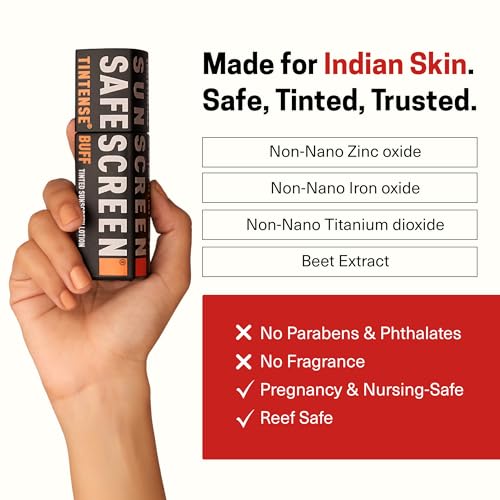 Image of CHOSEN TINTENSE Buff Shade Tinted Mineral Sunscreen SPF50+ PA++++ | Broad Spectrum, No White Cast, 40ML