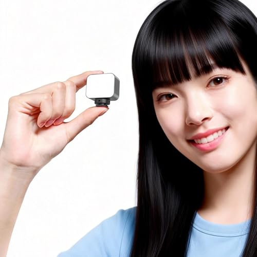 Luz LED para fotografía de smartphone con brillo versátil y regulable 6