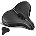 BRGOOD Fahrradsattel Extra Breiter Herren Damen, Übergroß Weicher Bequemer Fahrrad Sättel Sattel mit Überzug, wasserdichte Ergonomisch Universal Trekking Cityradsättel Senioren Fahrradsitz 24*26cm