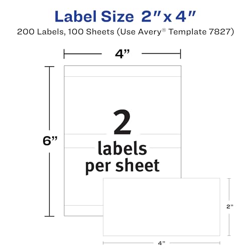 Étiquettes blanches imprimables adhésives pour dossiers et colis - 3