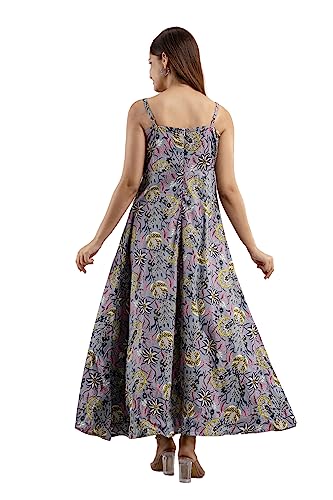 Image of DMP FASHION Women's Cottion Printed Classic Trendy Fashion Dress