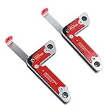 S-TROUBLE 2 Stück WM7 Magnethalter Eckschweißmagnete Interner und externer rechtwinkliger Fixateur 30/60/90 Magnetklemme