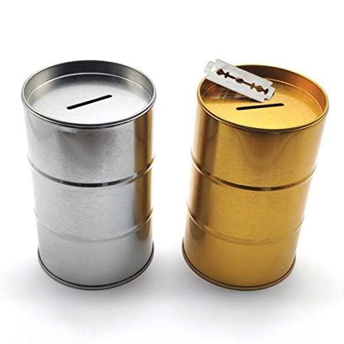 Generic Banco de Metal Reciclável para Barbeador Masculino de Armazenamento Usado, Prata