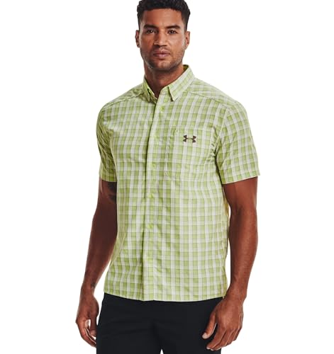 T-shirt Under Armour Drift Tide 2.0 léger et extensible avec motif à carreaux colorés