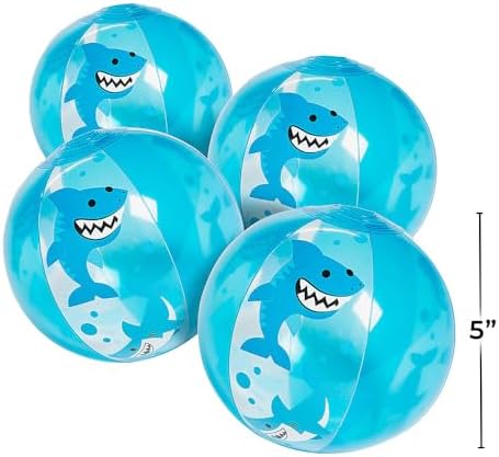 Fun Express Shark MINI Beach Ball - Toys - 12 Pieces image 5
