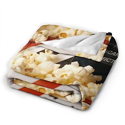 Couverture popcorn et cinéma idée cadeau originale pour cinéphiles