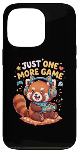 Video Gaming Just one more Game Gaming Red Panda �X�}�z�P�[�X iPhone 13 Pro �p