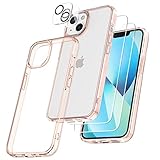 [Triple protección] No solo la protección de la carcasa, también le ofrecemos la protección de pantalla y la protección de la lente de la cámara. El protector hecho de vidrio templado superior 9H que es irrompible y a prueba de arañazos y protege su teléfono de arañazos y caídas de alto impacto.