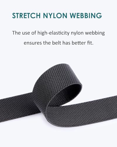 Image of Mens Belt, Tactical Military Utility Rigger Work 1.25 Inch Belts for Men Women with Quick Release Buckle (Grey, M(40 inch-46 inch Waist))