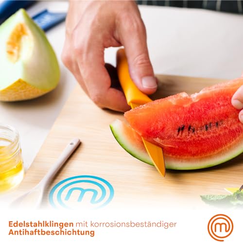 MasterChef Messerblock mit Messer, Messerset mit Block, 6-teilig, Farbig – Ansicht 5